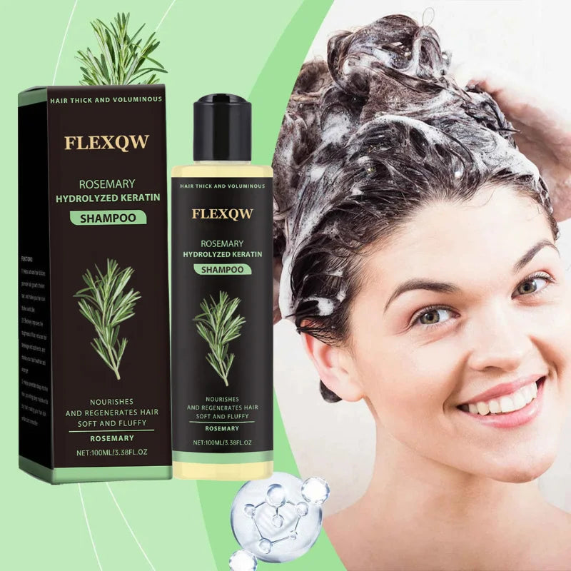 Rosmarinshampoo med hydrolyseret keratin
