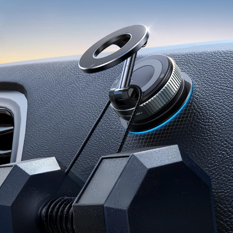 Holder360° MagneticMount 1+1 GRATIS: 360° Drejelig Magnetisk Telefonholder – Foldbar & Universel