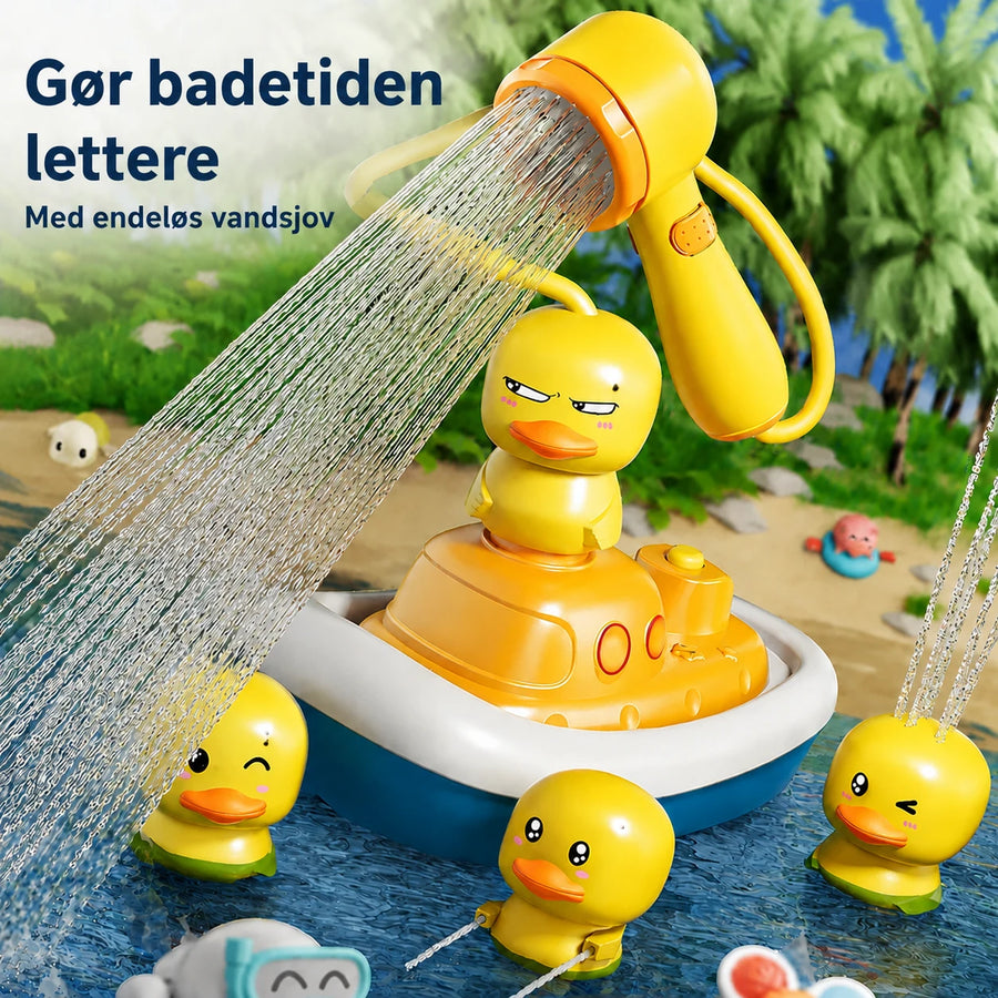 Elektrisk badeand med bruser – badelegetøj