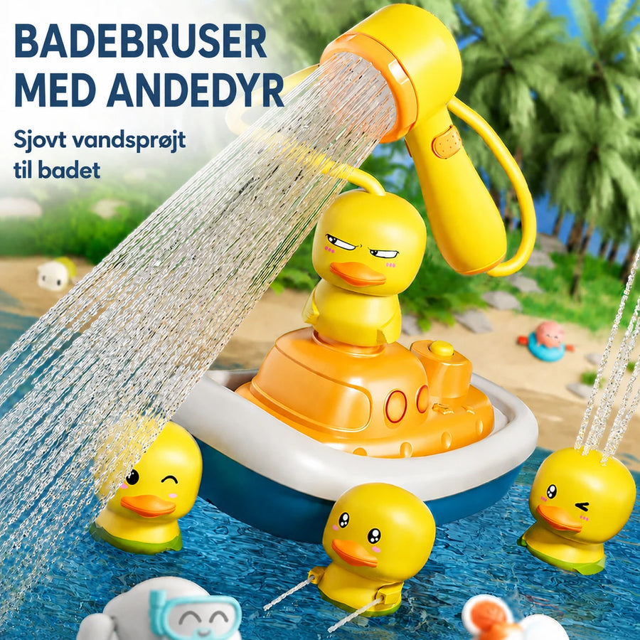 Elektrisk badeand med bruser – badelegetøj