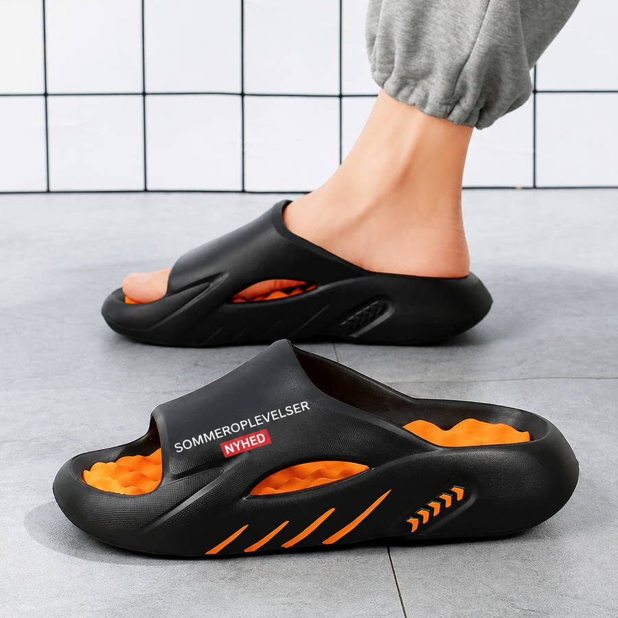 Cloud-sandaler med tyk, skridsikker sål