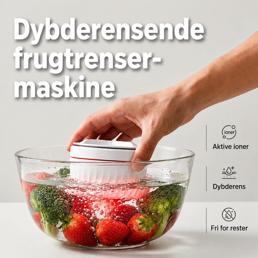 Bærbar frugt- og grøntsagsrenser