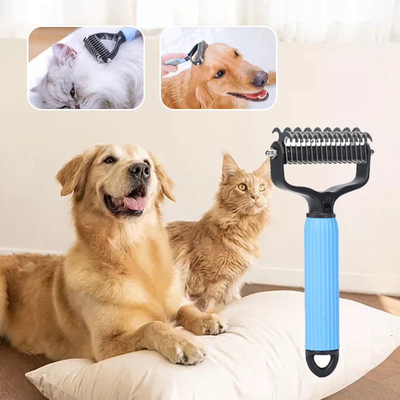 Dobbeltsidet pelskam til hunde og katte