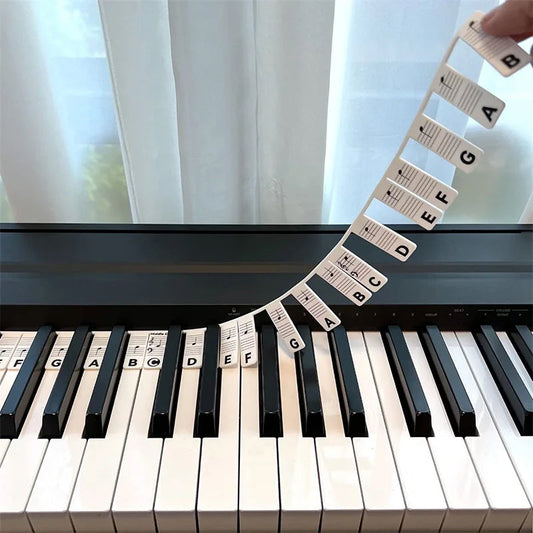 KeyboardLabel – Aftagelige silikonenoder til klaver og keyboard