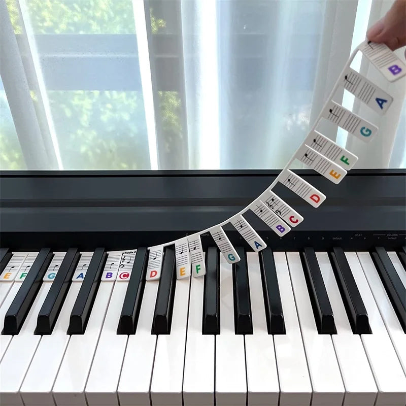 KeyboardLabel – Aftagelige silikonenoder til klaver og keyboard