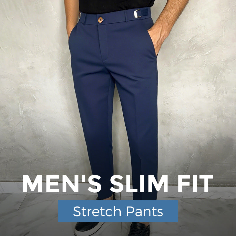 ⏳Tidsbegrænset tilbud⏰Herrebukser med stretch og slim fit