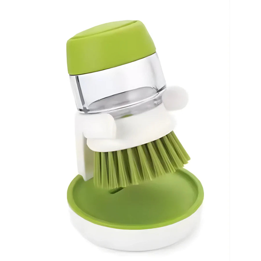 Globetrek° Opvaskebørste med Sæbedispenser – 1+1 GRATIS – Gør Opvasken Hurtigere og Nemmere