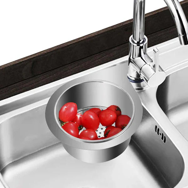 Globetrek° SinkStrainer 1+1 GRATIS: Svanestil vaskesi i rustfrit stål