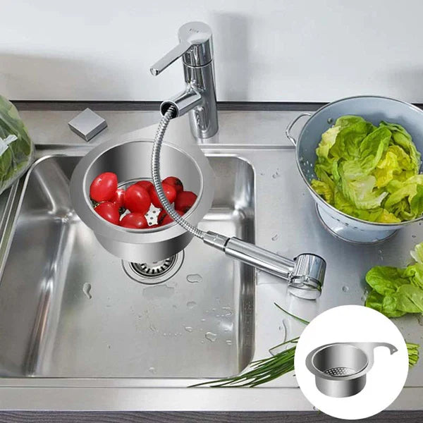 Globetrek° SinkStrainer 1+1 GRATIS: Svanestil vaskesi i rustfrit stål