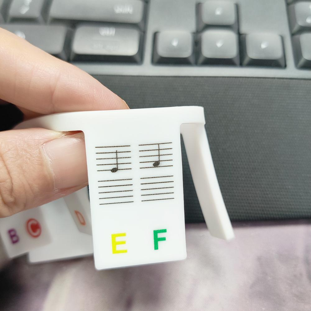 KeyboardLabel – Aftagelige silikonenoder til klaver og keyboard