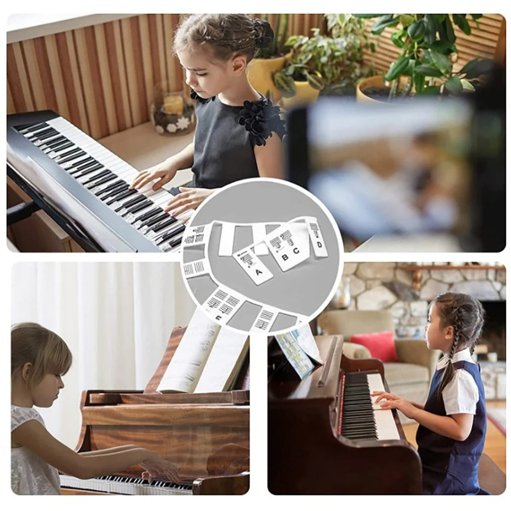 KeyboardLabel – Aftagelige silikonenoder til klaver og keyboard