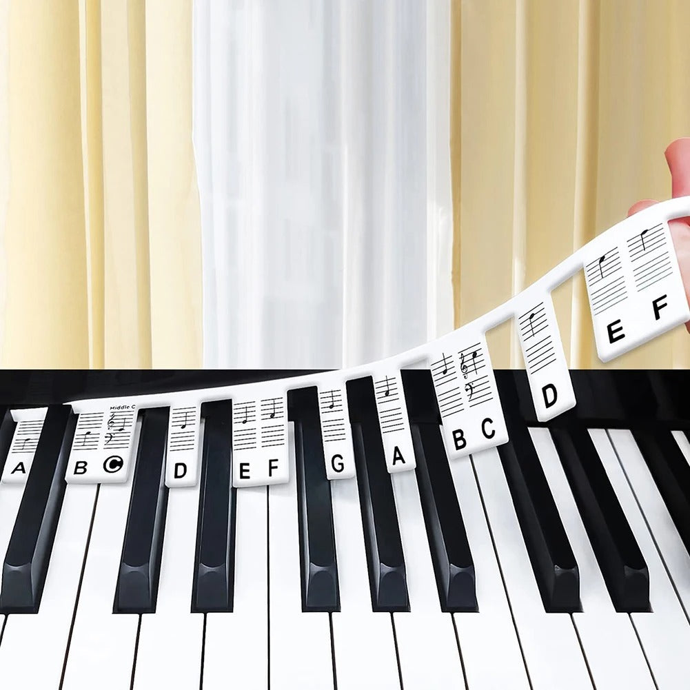 KeyboardLabel – Aftagelige silikonenoder til klaver og keyboard