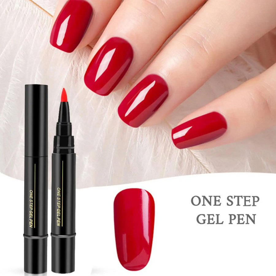 NailPen 1+1 GRATIS - Professionel Gel Manicure Pen med Langtidsholdbar Finish