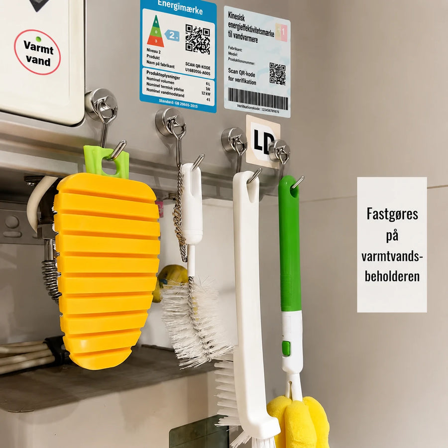 Magnetiske køkkenkroge til små køkkenredskaber