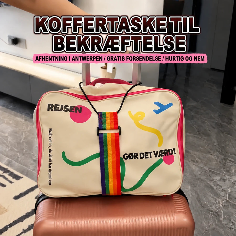 Justerbar kuffertriem til ekstra bagage