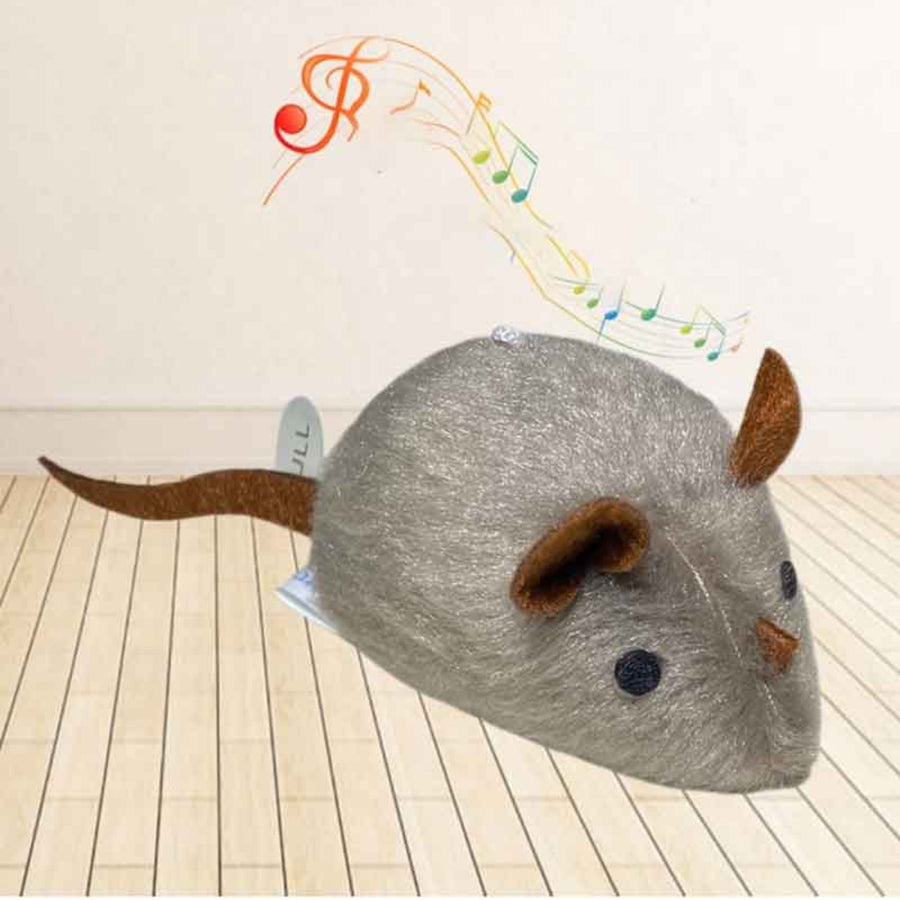 Catfri® SqueakyMouse 1+1 GRATIS: Realistisk Interaktivt Kattelegetøj - Pibende Mus