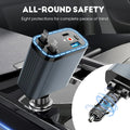 ✨Lynhurtig 4-i-1 Biloplader 90W – med Optrækkelige Kabler & Hyggeligt Stjernelys 🚗🌌