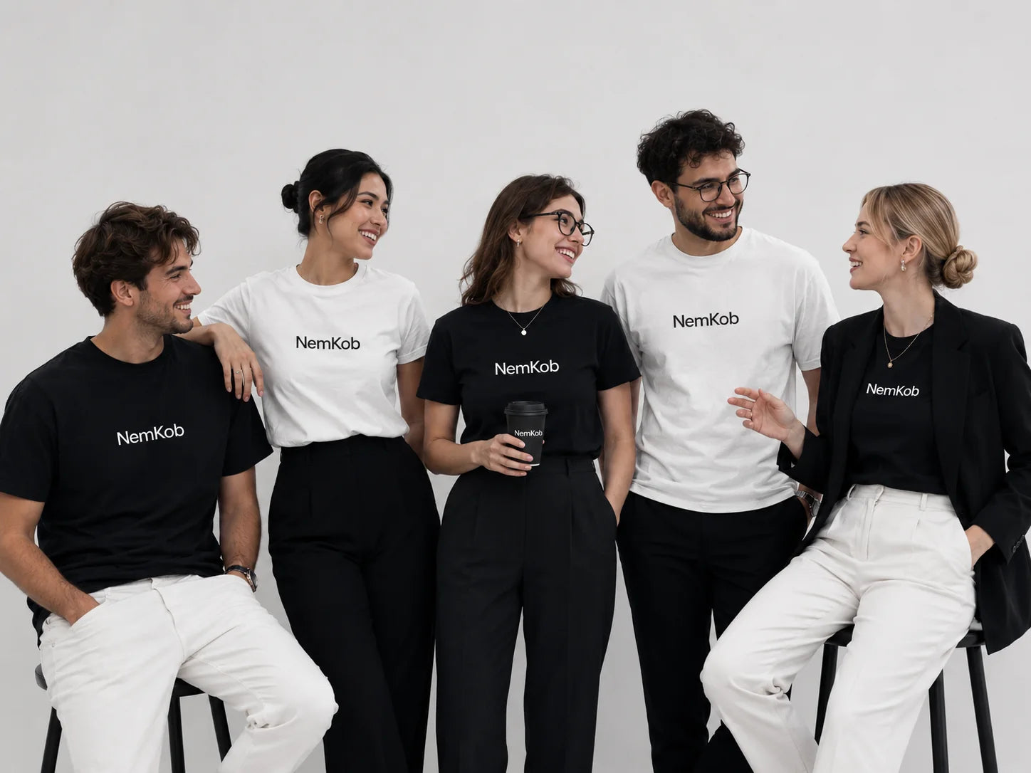 NemKob-teamet pakker og kontrollerer produkter